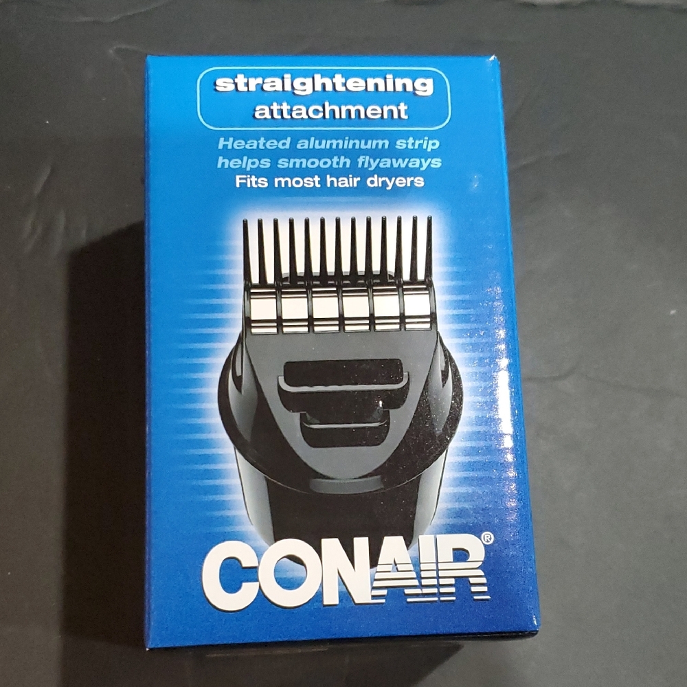 Conair straightening attachment for hair‎ dryers new - 1 piece